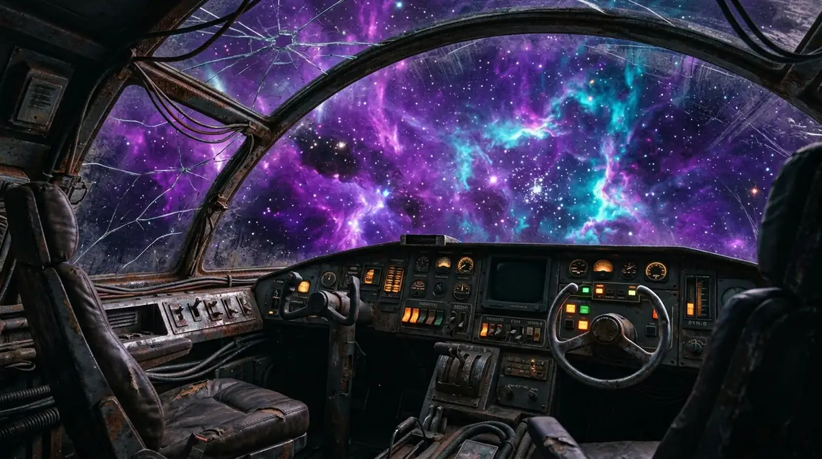 Deep space bridge view